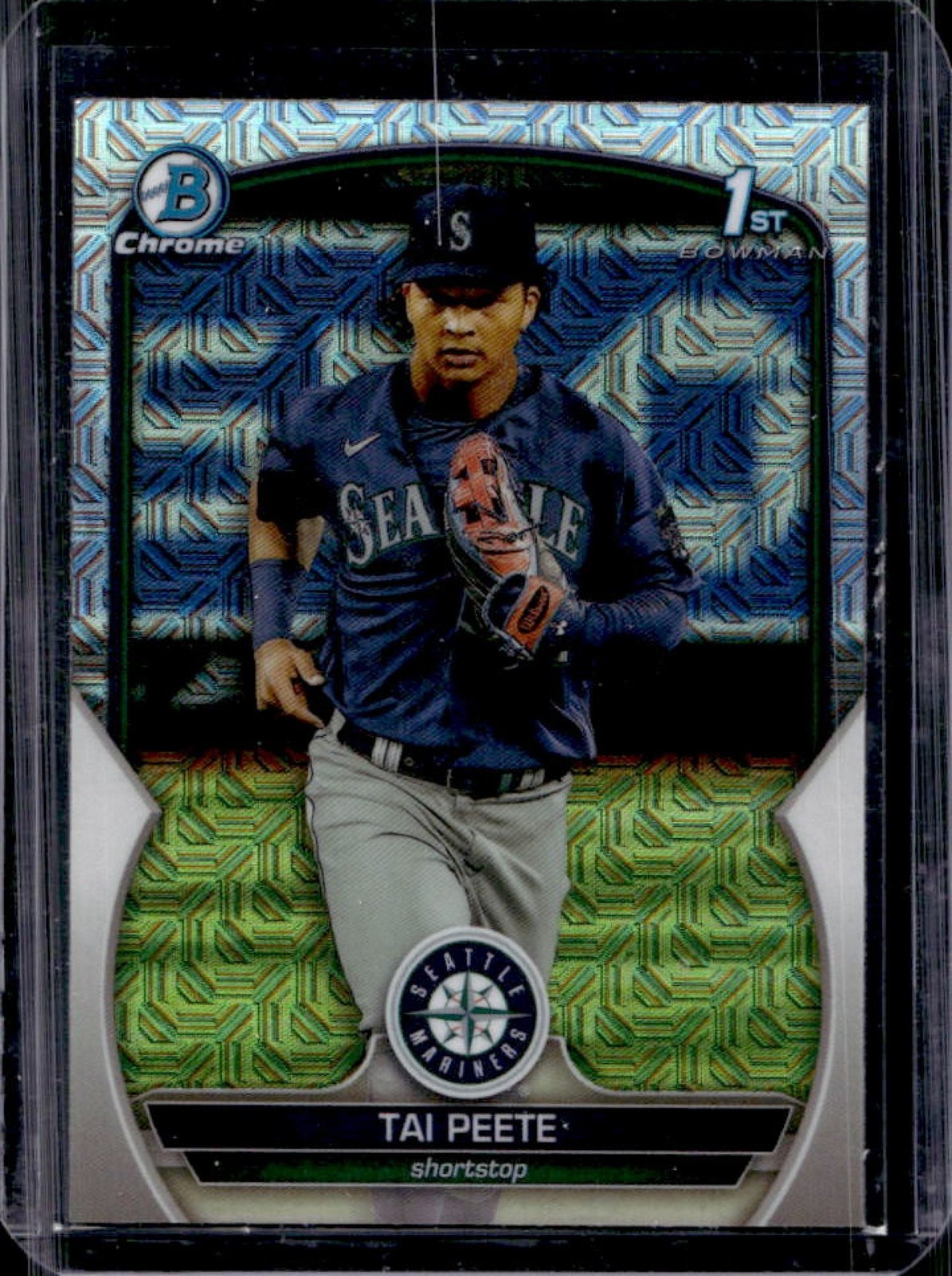 2023 Bowman Draft Tai Peete Chrome Japan Refractor 1st Prospect #BDC-28 Mariners