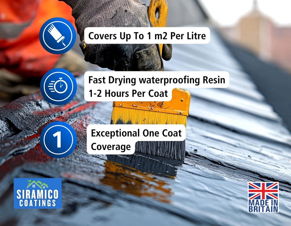 Roof Paint Instant Repair Sealer I Grey 2.5 Litre I Instant Waterproofing - Image 3 of 4