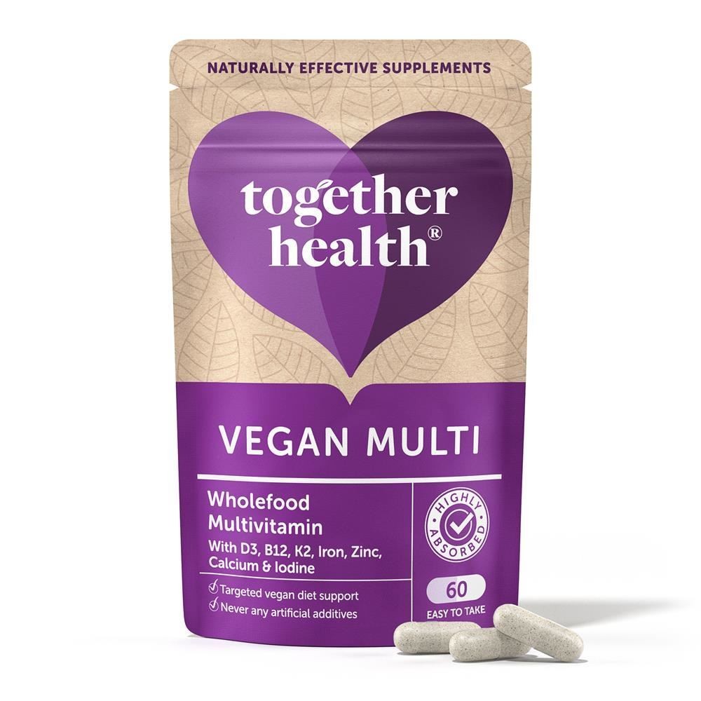 Together Health Together Vegan Wholefood Multivitamin Food Supplement 60 Caps - Image 5