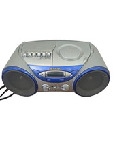 Sharp Portable CD Stereo System QT-CD250, Tested - Cassette Player Needs Work