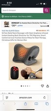 Neck Massager With Heat, Heat Therapy, Cervical Traction Pillow, Neck Stretcher