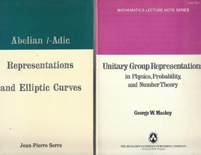 tpbs UNITARY GROUP REPRESENTATIONS Mackey ABELIAN /-ADIC...ELLIPTIC CURVES Serre