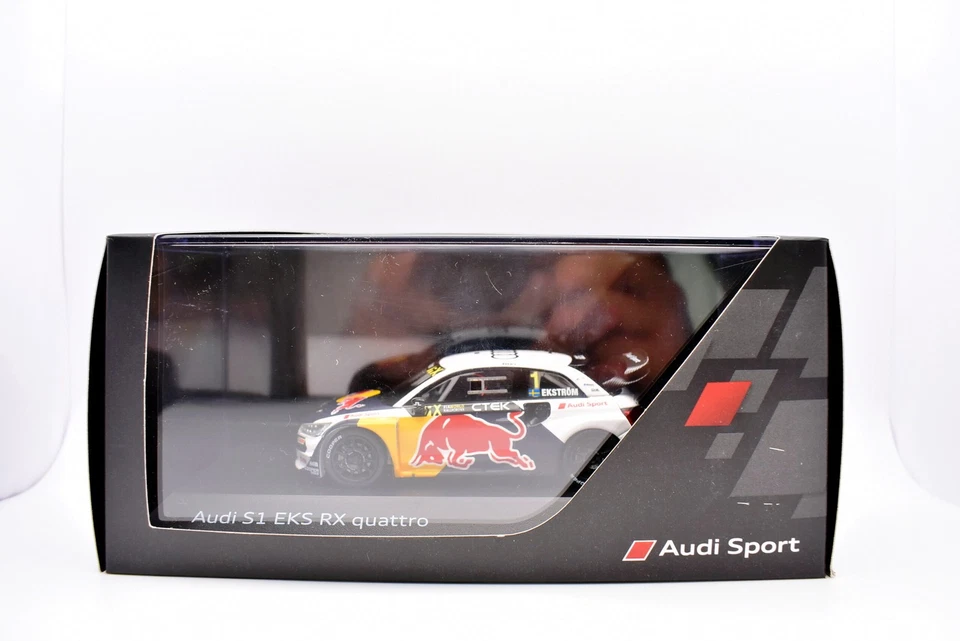 Modellino auto rally Audi S1 EKS RX quattro scala 1:43 SPARK modellismo RARE - Immagine 2 di 4