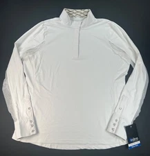 New Irideon White Long Sleeve CoolDown IceFil Show Shirt (Women's XL) MSRP $90+
