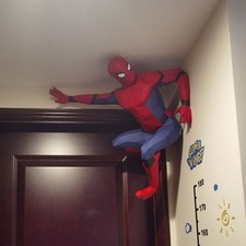 80CM DIY Spider-Man Wall Hanging Home Decoration 3D Paper Handcrafted Model Gift