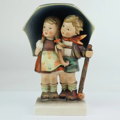 VTG M.I. Hummel Goebel Figurine Stormy Weather Hum 71 TMK-2 Full Bee Large 6.75"