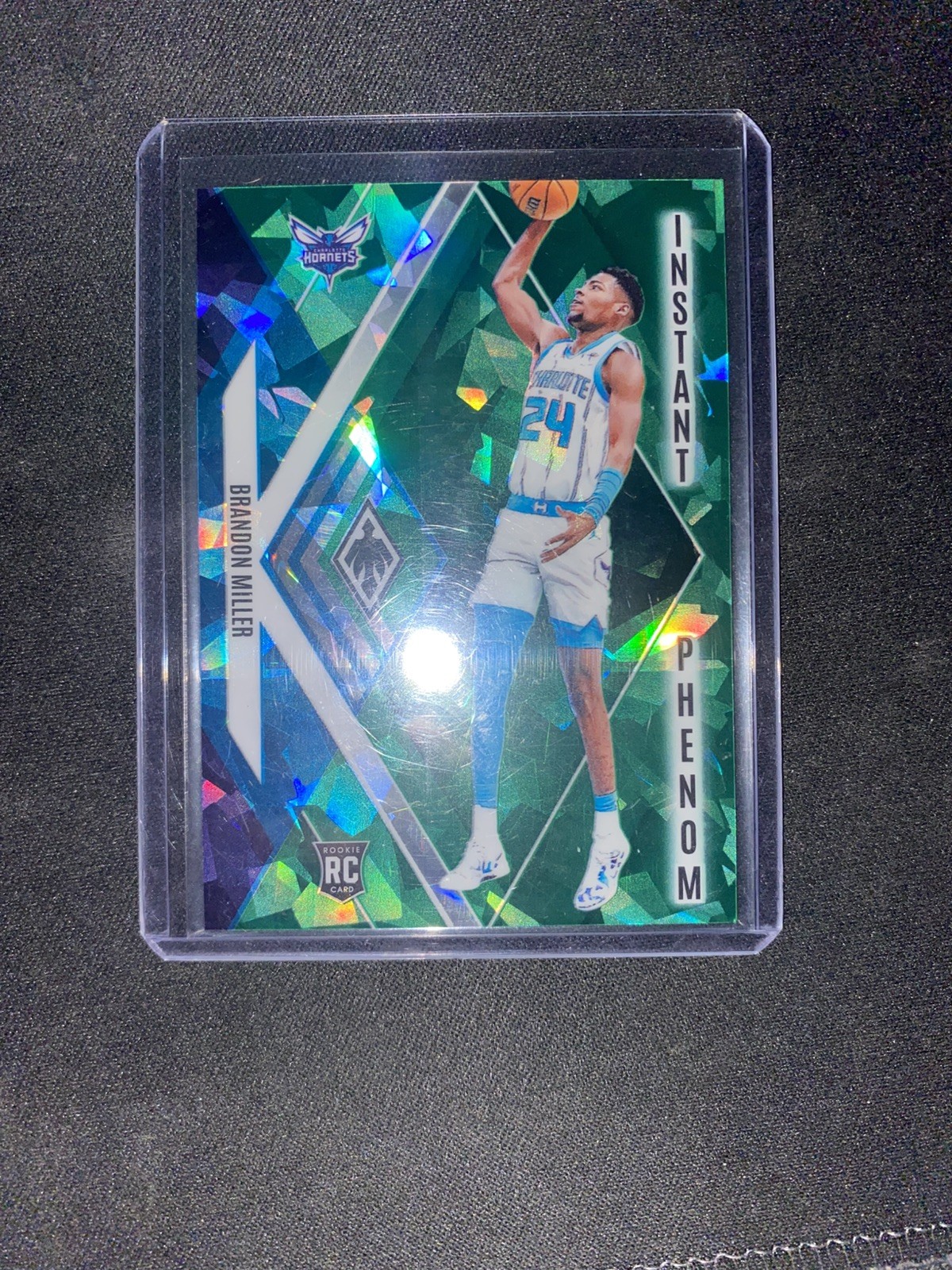 2023-24 Panini Phoenix - Instant Phenom Brandon Miller #24 Green Ice /149 (RC)