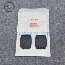 2PCS Brake Clutch Pedal Pad Covers for Suzuki Swift Samurai Sidekick Geo Metro