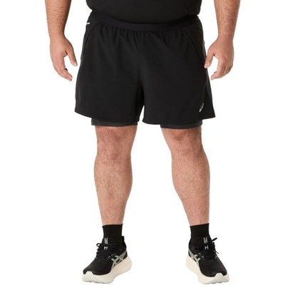 Sportshorts shorts Asics Road 2N1 5IN Short M 2011D245-001 Sportshorts shorts As