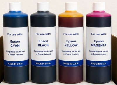 PREMIUM COMPATIBLE EPSON EcoTank ET-2988 / ET 2988 BULK INK REFILL CYMK 4 LITERS