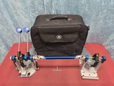YAMAHA DFP9D DIRECT DRIVE DOUBLE BASS DRUM PEDAL AND CASE 
