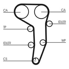 Wasserpumpe + Zahnriemensatz für Audi A4 B7 8EC A6 C6 4F2 4F5 | 23844838