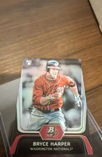 2012 Bowman Platinum - Bryce Harper #56 (RC) Refractor Rookie Card Nationals. rookie card picture