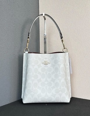 NWT Coach Mollie Bucket Bag 22 In Signature Canvas CA582 | eBay