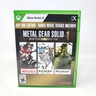 METAL GEAR SOLID VOL. 1 MASTER COLLECTION (XBOX SERIES X) Complete Tested Works