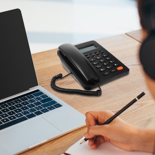 1 Set Schreibtischtelefon Wiederverwendbares Desktop-Telefon Büro Kommerzielles - Zdjęcie 12 z 12