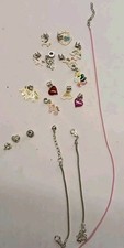 15 Unicorn Charms  And Pendants Plus 2 Wrist Bands and Necklace