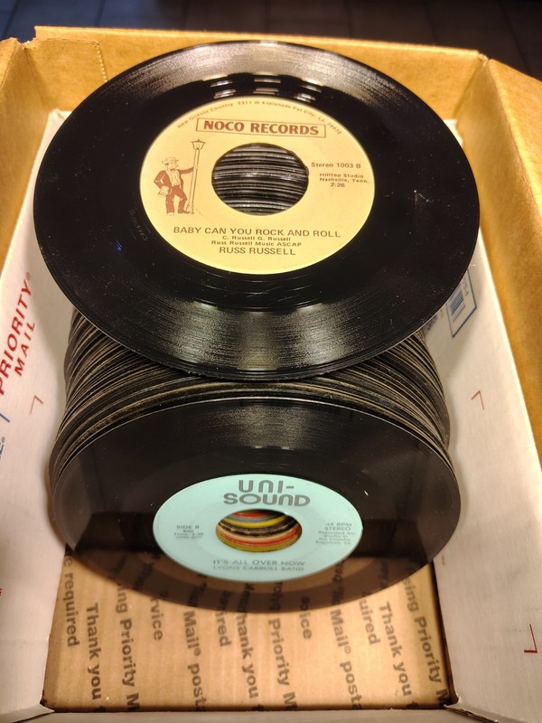 Huge Lot Of 100 45RPM Records / Rare / Vintage Vinyl
