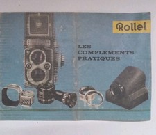 Rolleiflex Rolleicord Booklet In French Various Accessories Fr Twin Lens Camera