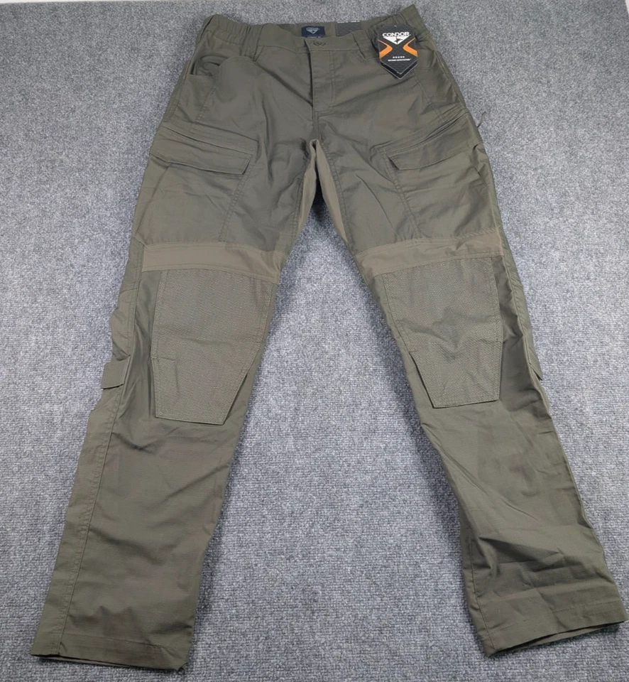 Pantalones tácticos Condor Paladin para hombre 32/34 verde oliva drab exterior nuevos con etiquetas Foto 2 de 4