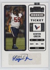 2022 Panini Contenders Rookie Ticket Kenyon Green #149 Auto 7pk