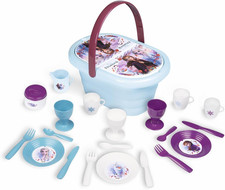 - Disney Frozen 2 Cestino Pic Nic, 7600310511, +3 Anni, 21 Accessori, Manico Erg
