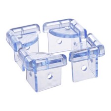 Dreambaby L104 Clear Plastic Corner Cushions 1 H x 1.5 W in. for Glass Furniture