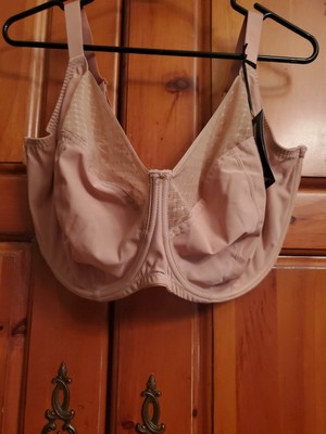 Sculptresse Bra Bliss 10685 Hazel Size 38k Beige Full Cup Unlined Underwire NWT 