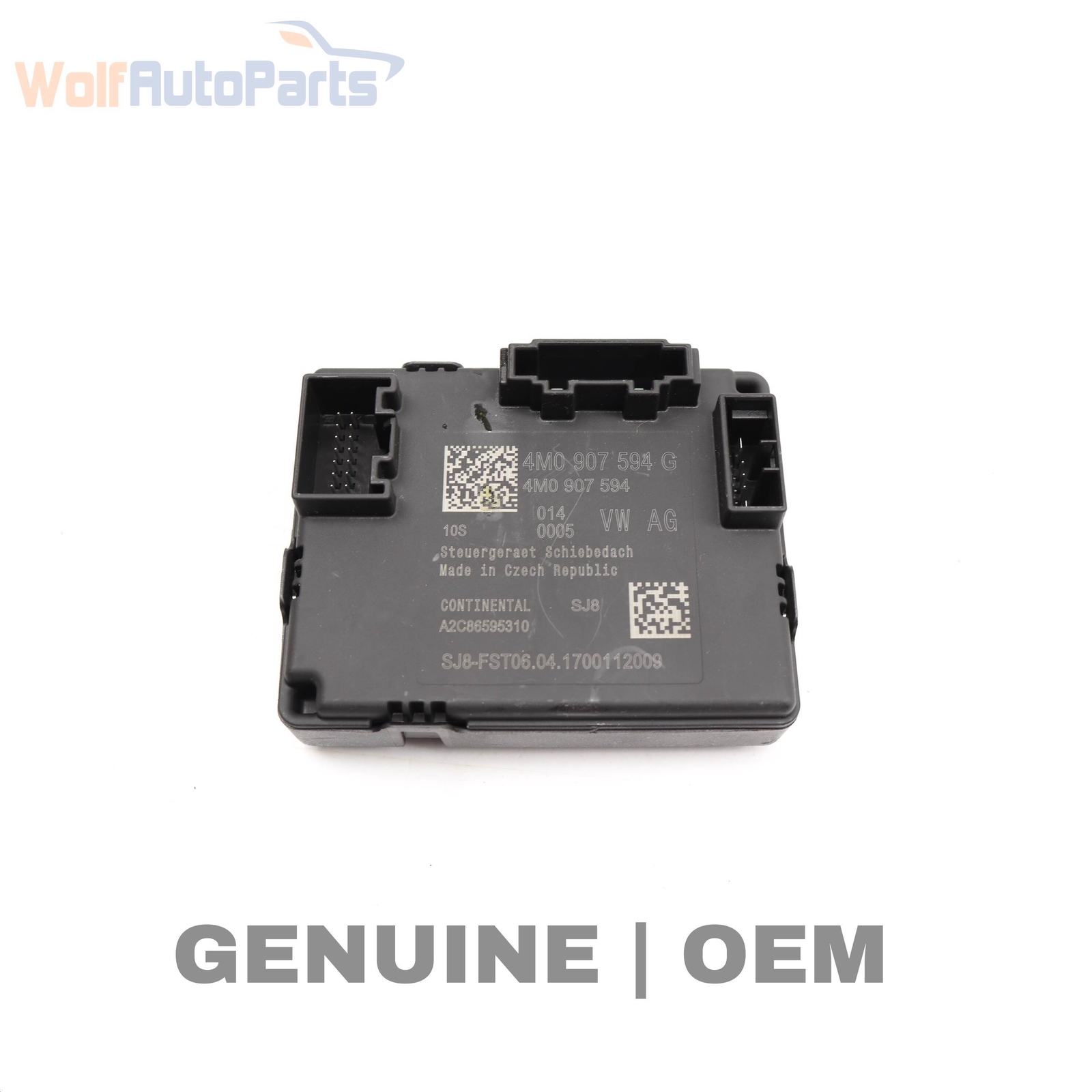 20162019 AUDI Q7 Sunroof / SUN ROOF Control Module 4M0907594G eBay