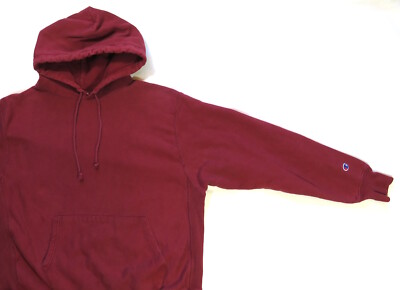 Champion Reverse Weave Hooded Sweatshirt Blank No Logo