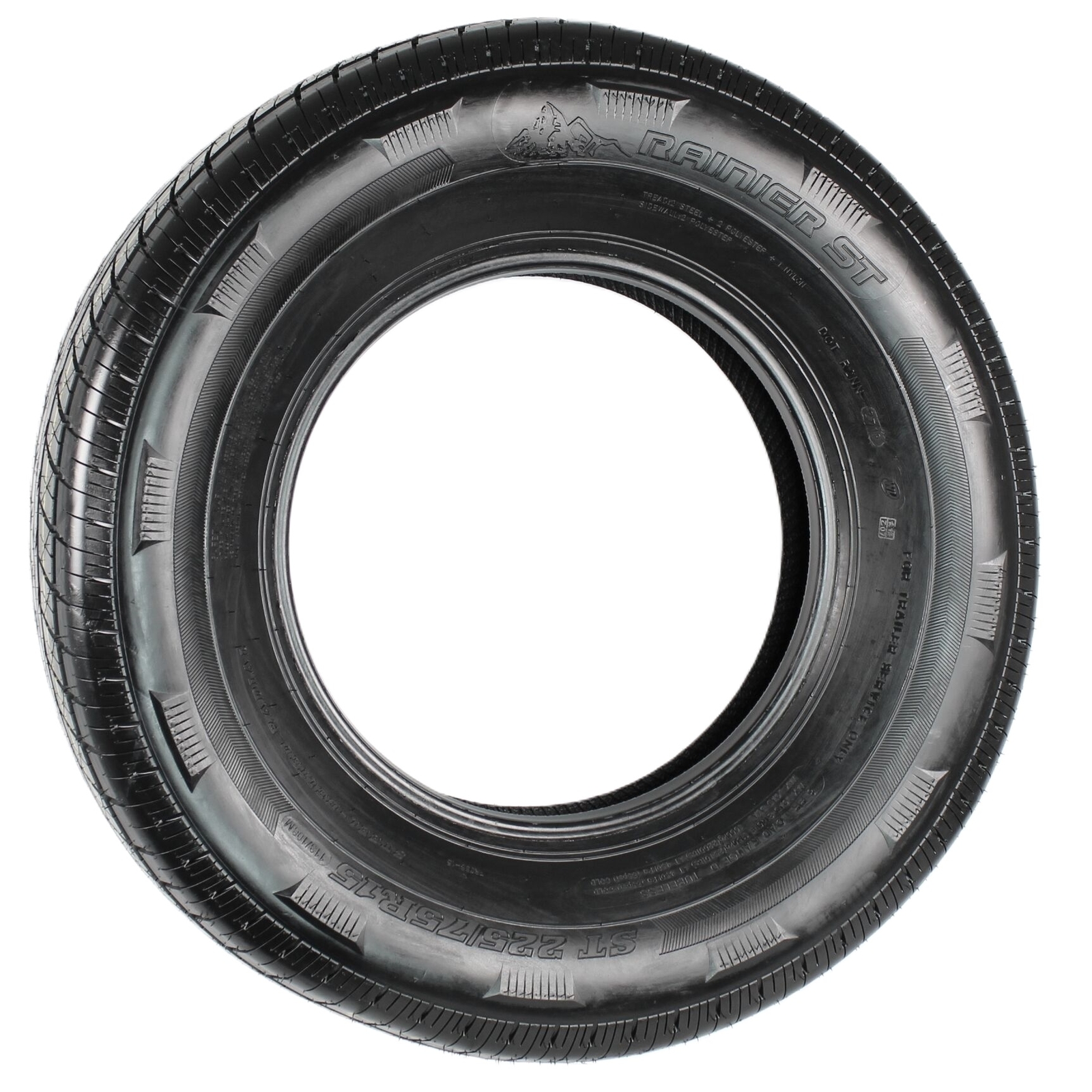 Rainier Radial ST225/75R15 Trailer Tire Load Range D 2540 225/75 R 15