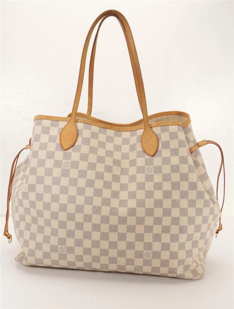 LOUIS VUITTON LV toile revêtue Damier Azur Neverfull GM sac fourre-tout sac  à main 2011