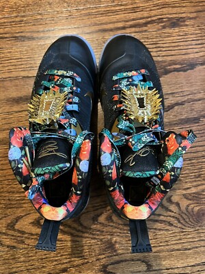 シューズ(男性用) Lebron 9 Watch the Throne DO9353-001 Nike LeBron James IX 9 Watch The Throne Black Metallic Gold