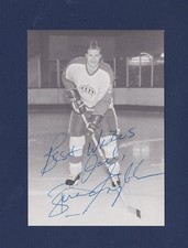 Brian Engblom signed Los Angeles Kings vintage hockey postcard