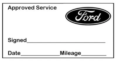 COLOP Ford garage service maintenance rubber stamp (47 x 18mm)