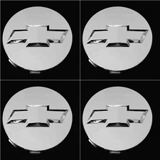 4PC 2007-2013 Chevrolet 3.25" Chrome Center Caps For 18" 20" 22" Wheels#9596403 