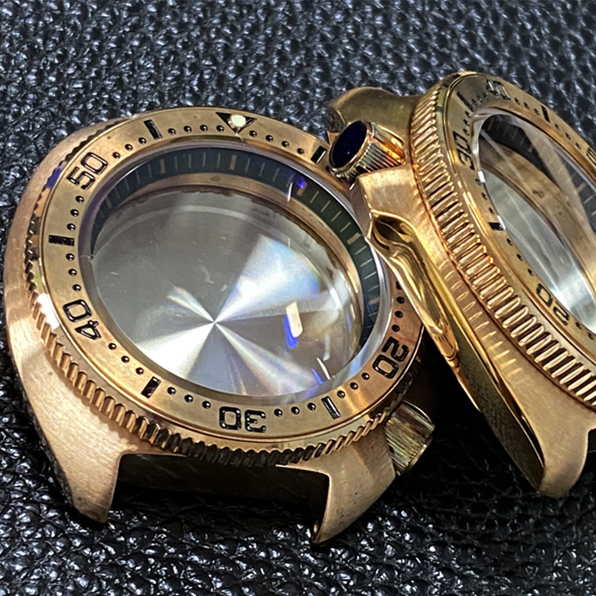 Bronze top watch case