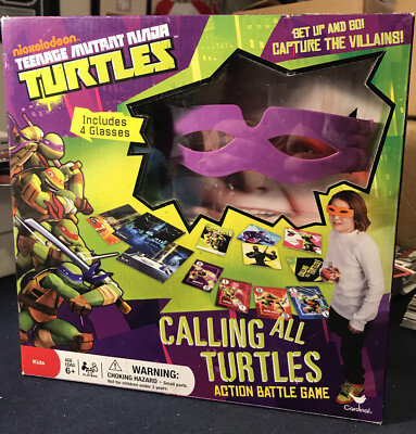 Teenage Mutant Ninja Turtles Calling All Turtles Action Battle Game Glasses F60
