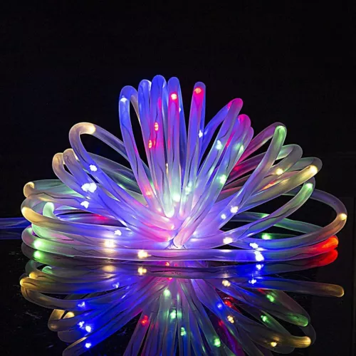 5-20m Solar Lichtschlauch Außen LED Wasserfest Lichterkette Farbe 8 Modi IP65 - Bild 18 von 18