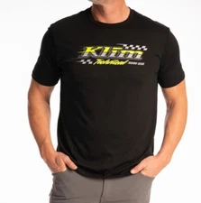 KLIM Sample Men's Heritage T Shirt -Size LG- Black/Hi-Vis