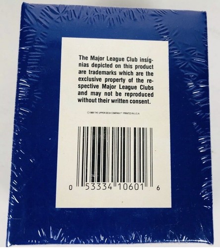 1989 UPPER DECK BASEBALL CARD COMPLETE HIGH NUMBER SERIES FACTORY SEALED SET BOX - 第 2/6 張圖片