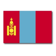 Mongolia Mongolian Flag Car Magnet Decal - 4 x 6 Heavy Duty for Car Truck SUV