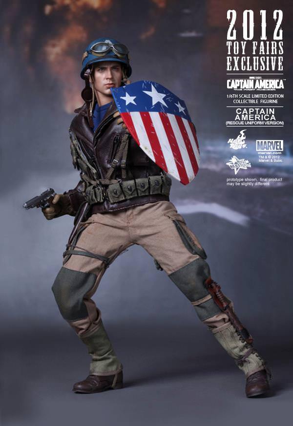 HOT TOYS MMS180 CAPTAIN AMERICA FIRST AVENGER RESCUE UNIFORM VER1