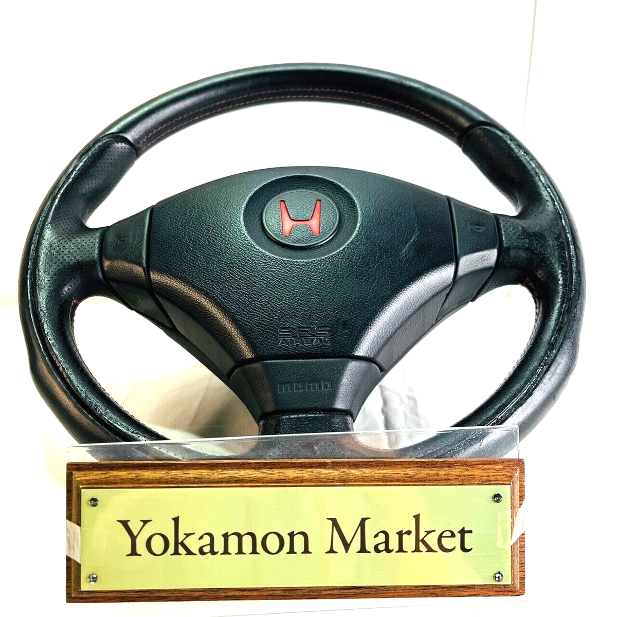 HONDA Civic EK9 Type R Genuine MOMO Steering Wheel Black IInflator