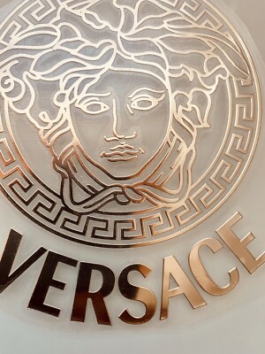 Versace/Medusa ロゴー／サイズ/M Sticker Versace Medusa Colour GOLD Size 50 X 45 mm autocollant