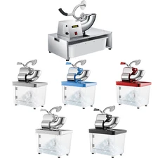 400-500LBS/H Commercial Snow Cone Machine Electric Ice Shaver Ice Crusher