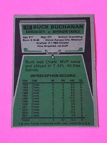 Tarjetas coleccionables de fútbol americano Topps NFL 1975 tú eliges envío gratuito 50 % de descuento en 2 o más - Imagen 5 de 212