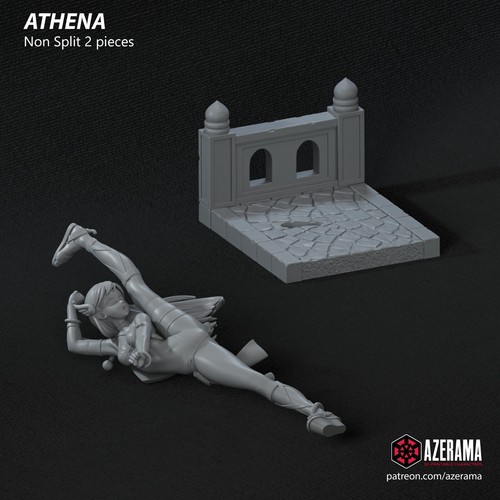 Athena Unpainted resin 1/8 scale model kit (approx 205 mm) - Picture 6 of 7