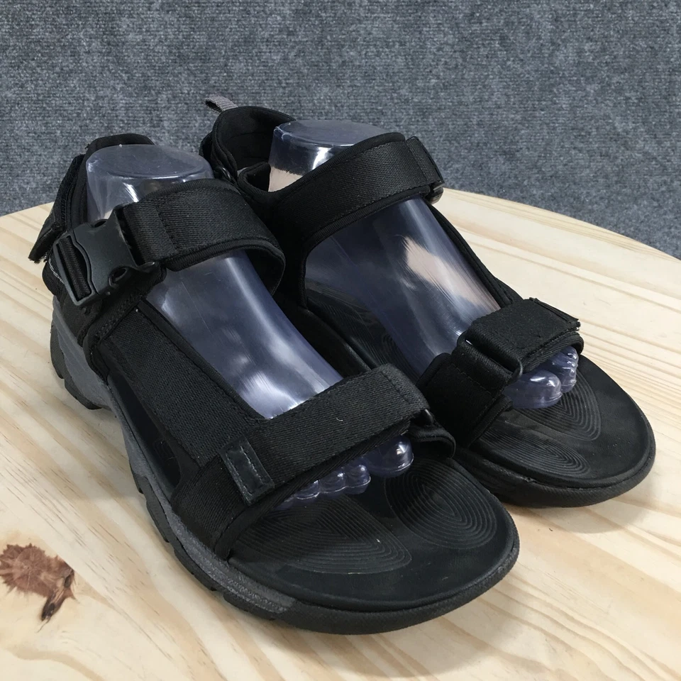 Sandalias Ozark Trail Para Hombres 10 Aire Libre Senderismo Tirantes Negras Punta Abierta Hebilla Informales Foto 3 de 4