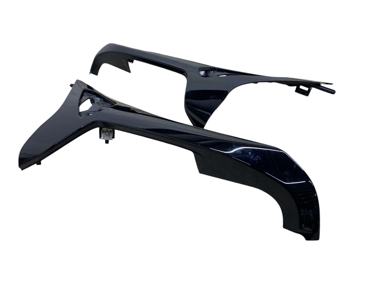 2019 - 2023 ASTON MARTIN VANTAGE CENTER CONSOLE SIDE TRIM PANEL SET BLACK GLOSS